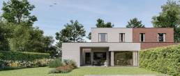 wonen achter de bomen investering referentie woning achterzijde en tuin