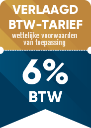 Verlaagd btw tarief - 6% BTW - wettelijke voorwaarden van toepassing